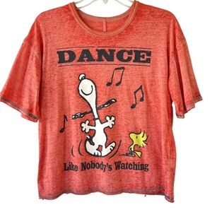 Peanuts Red Crop Top